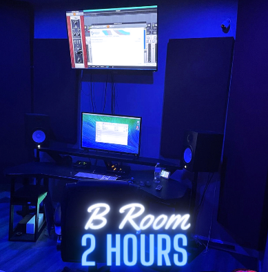 B ROOM In-Studio Recording Time - 2 Hour Block with Engineer
